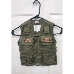 Bryce Canyon National Park - Junior Ranger Vest & Badge  Green Kids Size Small